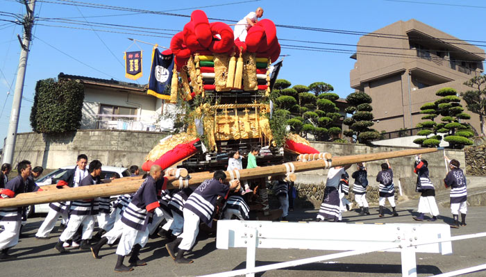 西町 Nishimachi 各地区の太鼓台 伊予三島秋祭実行委員会